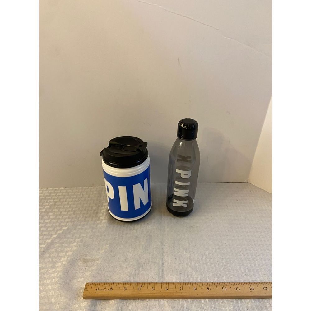 VS Victoria Secret Whirley mug lid‎ and bottle lot